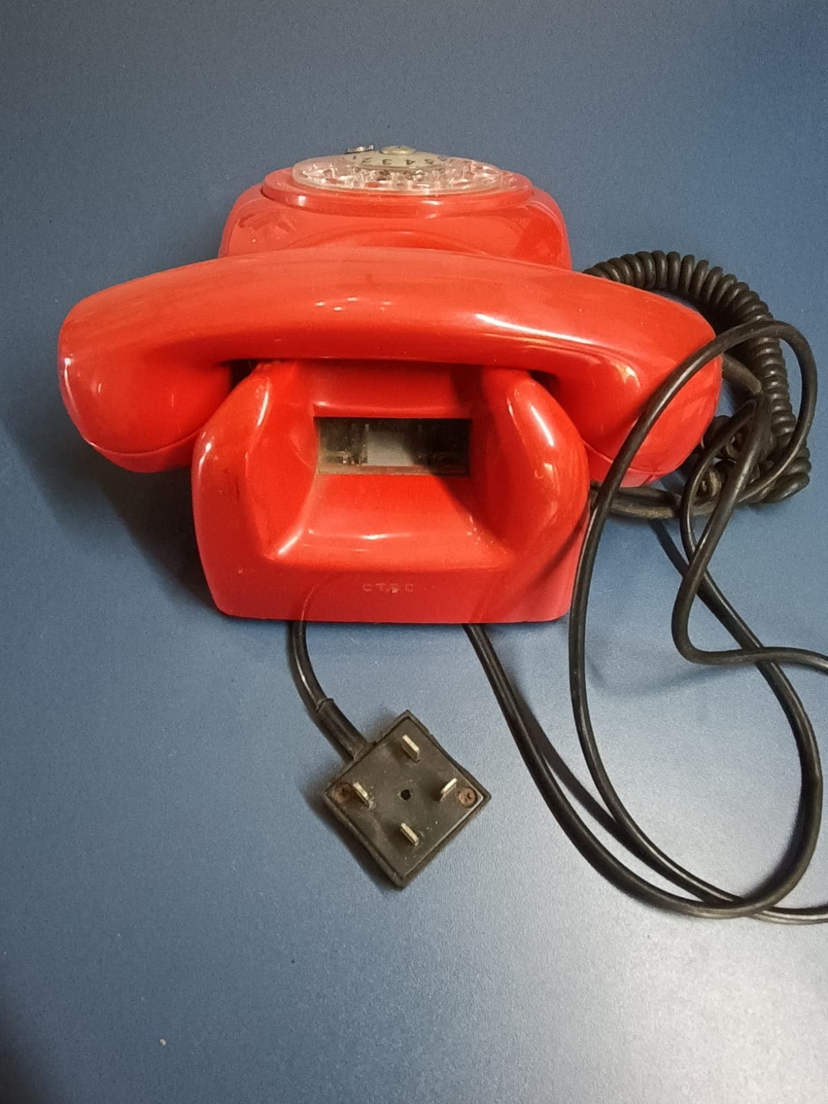 telefone de disco rotativo vermelho - miniatura 3