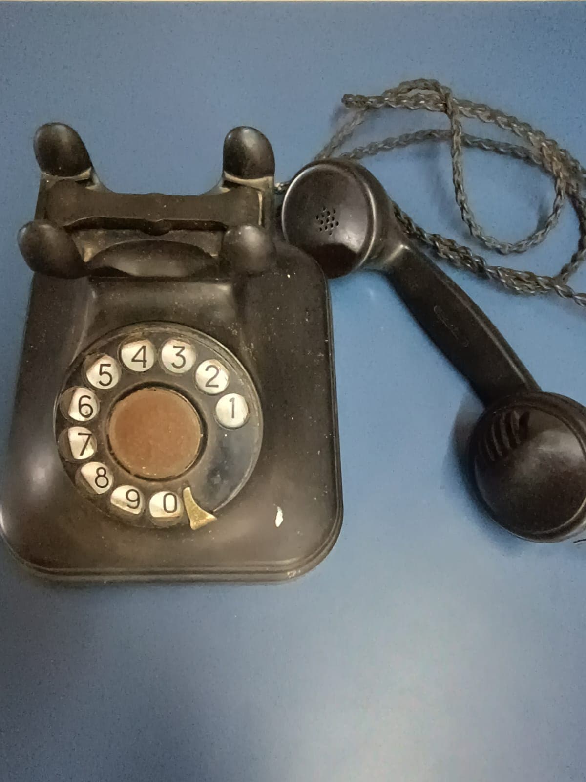 telefone de disco rotativo preto - miniatura 3